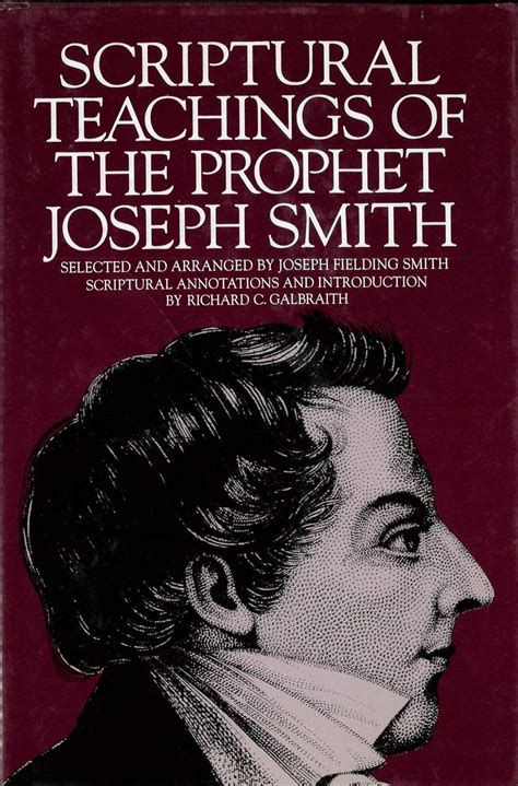 Scriptural Teachings Of The Prophet Joseph Smith Smith Joseph