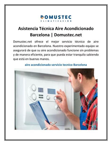 PPT Asistencia Técnica Aire Acondicionado Barcelona Domustec net