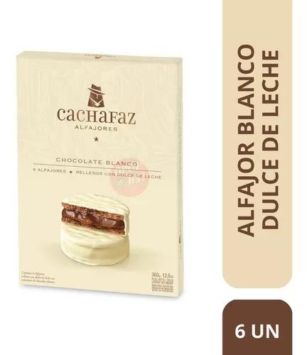 Alfajor Cachafaz Blanco Caja X Un