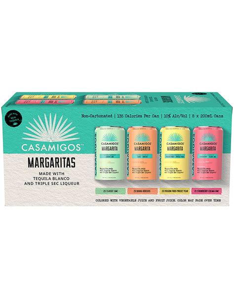 Casamigos Margaritas 8 Pack Cans Variety 200ml Premixed Quality