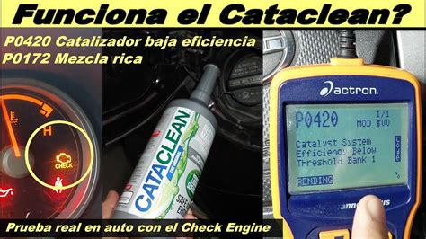 Funciona El Liquido Para Limpiar El Catalizador Prueba Real En Auto