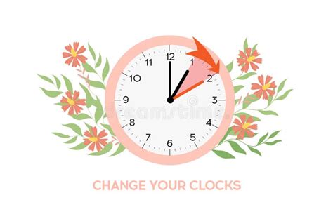 Daylight Saving Time Starts Spring Forward On One Hour Ahead Moving