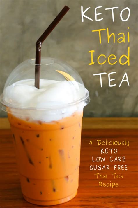 Keto Thai Iced Tea Recipe