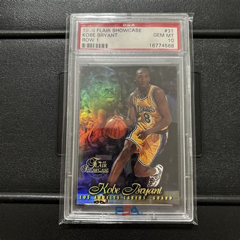 Kobe Bryant 1996 Flair Showcase 31 Row 1 Price Guide Sports Card