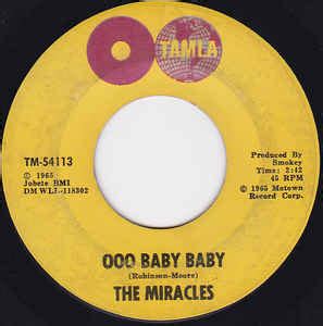 The Miracles Ooo Baby Baby Vinyl Discogs