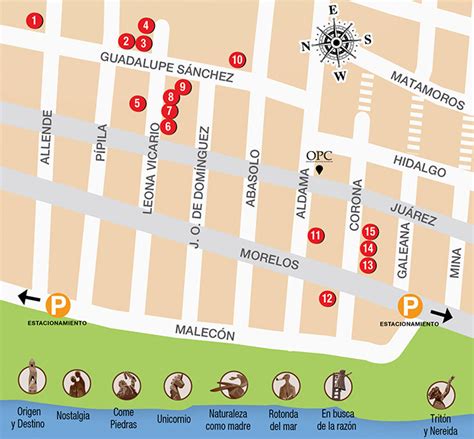 ArtWalk Galleries Map - Puerto Vallarta ArtWalk