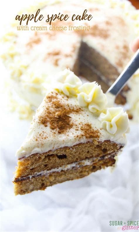 Apple Spice Cake With Cream Cheese Frosting Believe The Taste