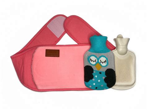 Pink Hot Water Bottle Waist Belt With Hot Water Bottle Cover Etsy