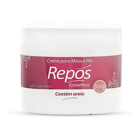 Creme para mãos e Pés Repos Contém Ureia 500g Hidratante para os Pés