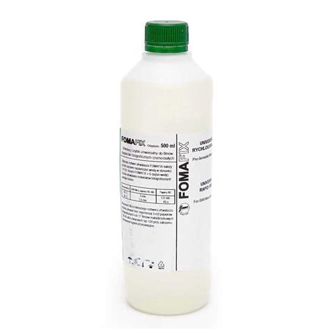 Fixador líquido Foma fomafix para papel fotográfico e filme - 500ml ...