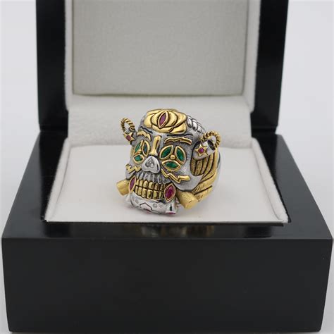 The Expendables Skeleton Skull Ring Sylvester Stallones Lucky Ring