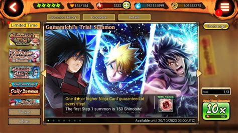 NxBNew Gamamichi Special Summon Full Step 700 Shinobite YouTube