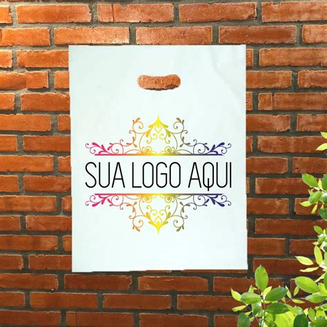 Sacola Boca de Palhaço 30x40 Personalizada 100 Unidades Elo7