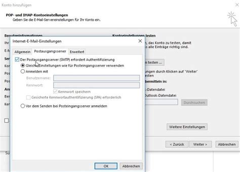 Anleitung Imap E Mail Konto Einrichten Microsoft Outlook