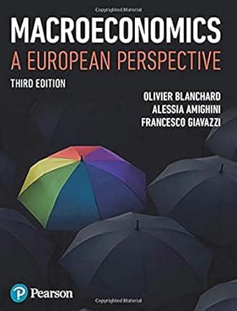 Macroeconomics A European Perspective Amazon Co Uk Blanchard