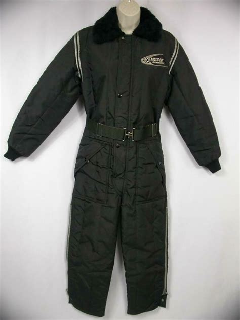 Vintage 1970 Arctic Cat One Piece Coverall Snowmobile Suit Arctic Snow