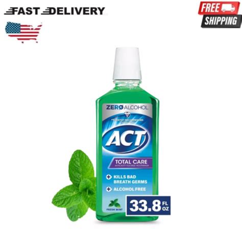 Act Total Care Anticavity Fluoride Mouthwash With Zero Alcohol Fl