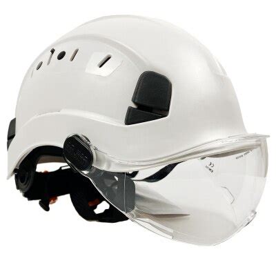 Veiligheid Helm Met Bril Bouw Hard Hoed Abs Besche Grandado