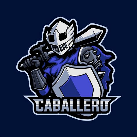 Caballero Mascot Logo Gaming 15487318 Vector Art At Vecteezy