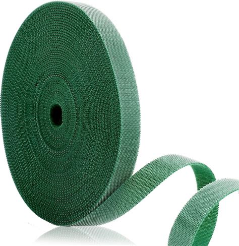 Lusofie 10m Pflanzenbinder Klettband 1 Rolle Pflanzenband Grün Garten ...