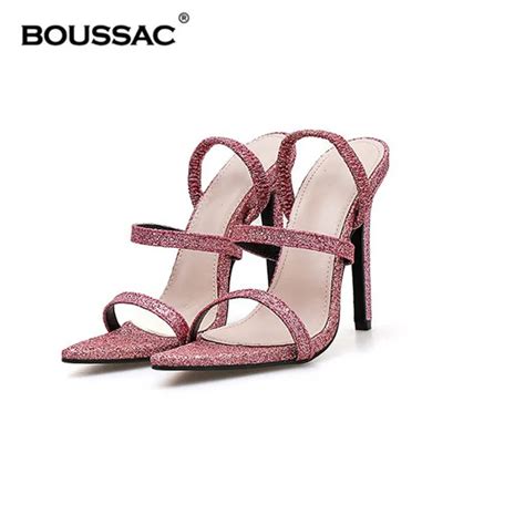 Boussac/Роскошные шикарные босоножки на высоком каблуке; пикантные ...