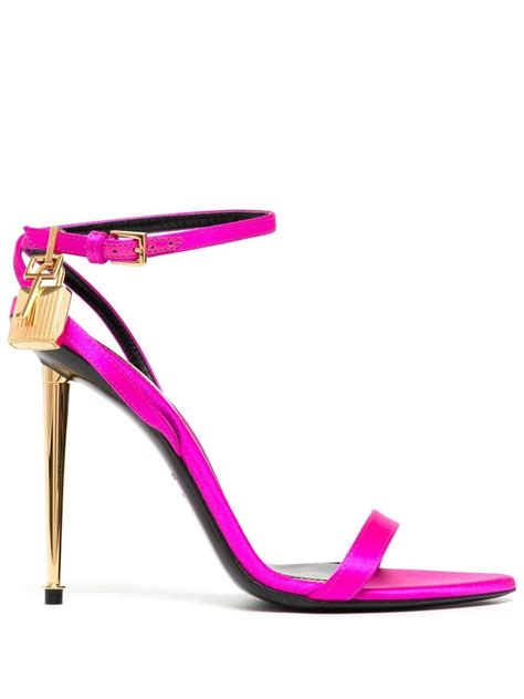 TOM FORD Naked Padlock Detail Sandals Farfetch