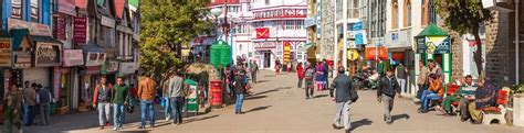 Most Beautiful Images In The Mall Road Shimla India