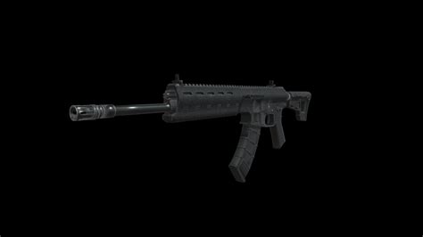 Assault Rifle - SK-13 - 3D model by Ouail (@OuailArt) [b65fe42] - Sketchfab
