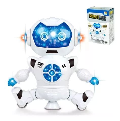 Un Divertido Robot Gira Y Baila Con Luz Y Sonido MercadoLibre