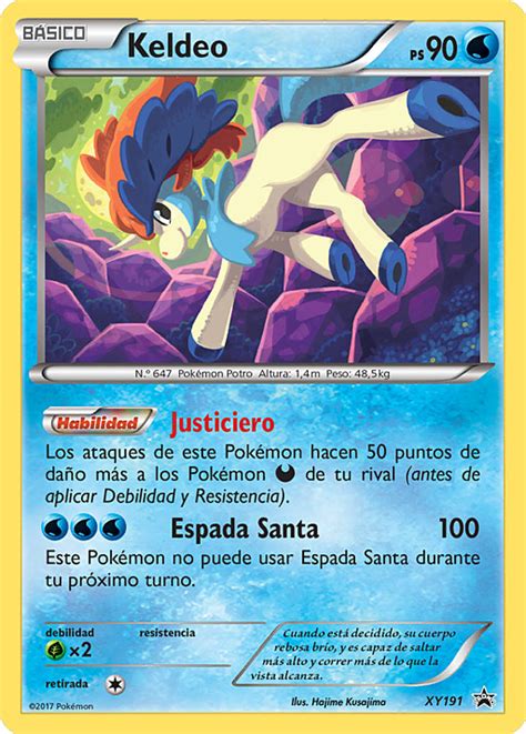 Keldeo Xy Xy Cartas Promocionales Pok Mon Para So