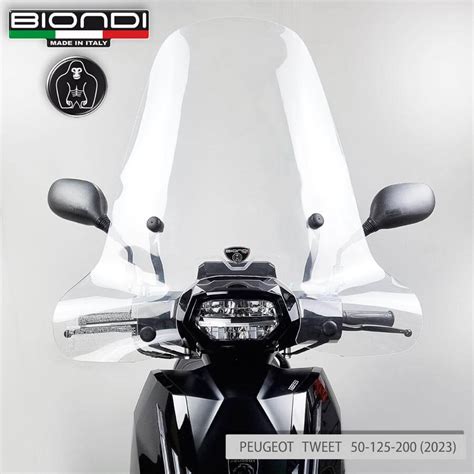 Biondi 8071300 Parabrezza Mod Z Per Peugeot Tweet FL 50 125 E 200 Dal