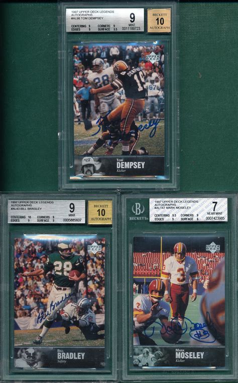 Lot Detail Upper Deck Legends Autographs Moseley Bradley