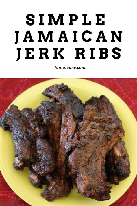 Simple Jamaican Jerk Ribs Recipe