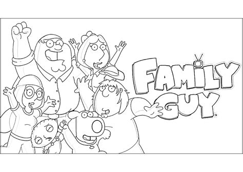 family guy coloring pages 4