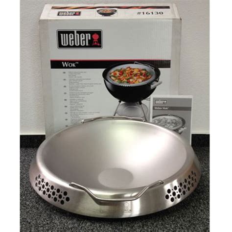 Weber 16130 Wok 47cm Edelstahl - GRILLARENA