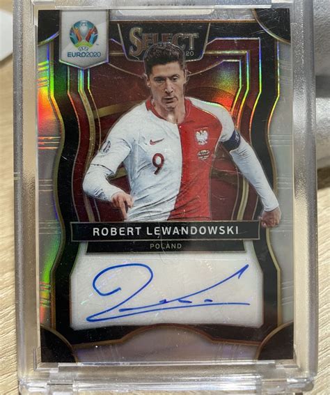 Karta Soccer Robert Lewandowski Autograf Panini Zgierz OLX Pl