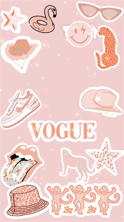 Vogue Preppy Wallpaper - Wallpaper Sun