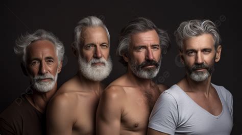 Five Older Men With Beards Background Mature Men Picture Background