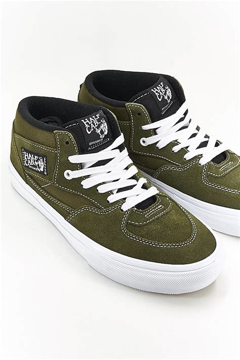 Vans Skate Half Cab Dark Olive Skateshoes Schuhe Mantis Skateshop