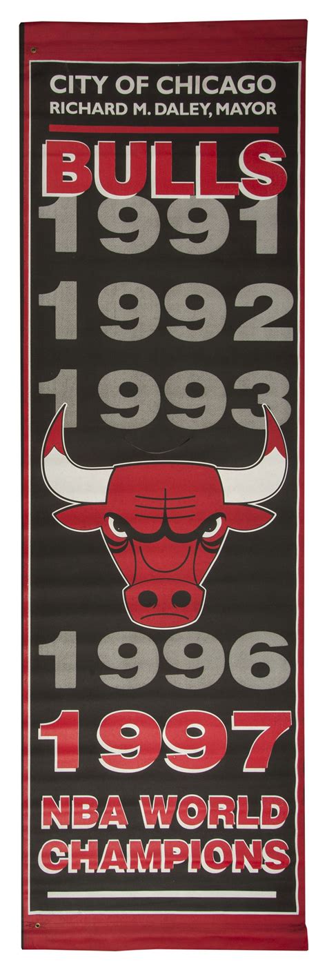 Lot Detail - 1997 Chicago Bulls Championship City of Chicago Street Banner