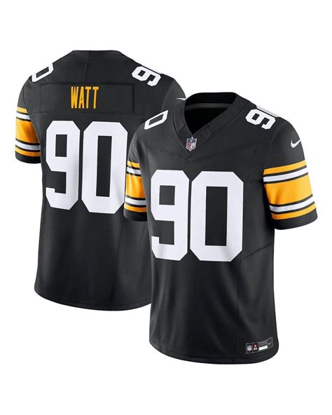 Nike T J Watt Pittsburgh Steelers Vapor F U S E Limited Alternate 1