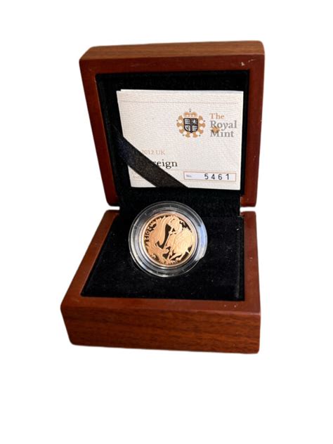 2012 Gold Proof Sovereign Coin Creta Numismatics