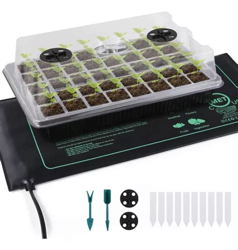 Bandeja Inicio Semillas Kit 40 Celdas Germinación Con Cúpula Envío gratis