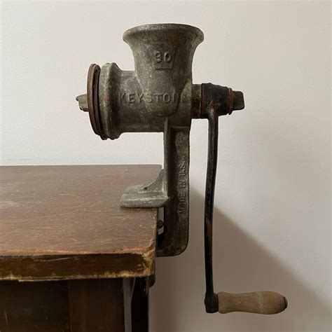 Antique Meat Grinder Etsy