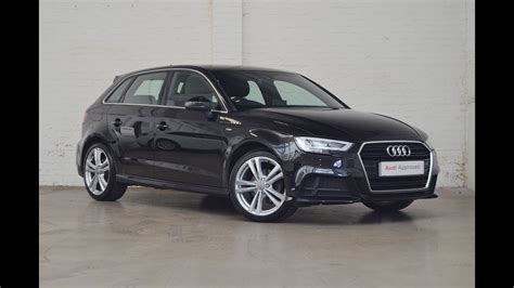 Gd66mvt Audi A3 Tdi S Line Black 2016 Slough Audi Youtube