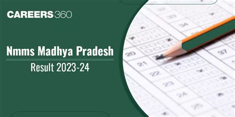 Nmms Madhya Pradesh Result 2024 Out Check Merit List Cut Off Marks