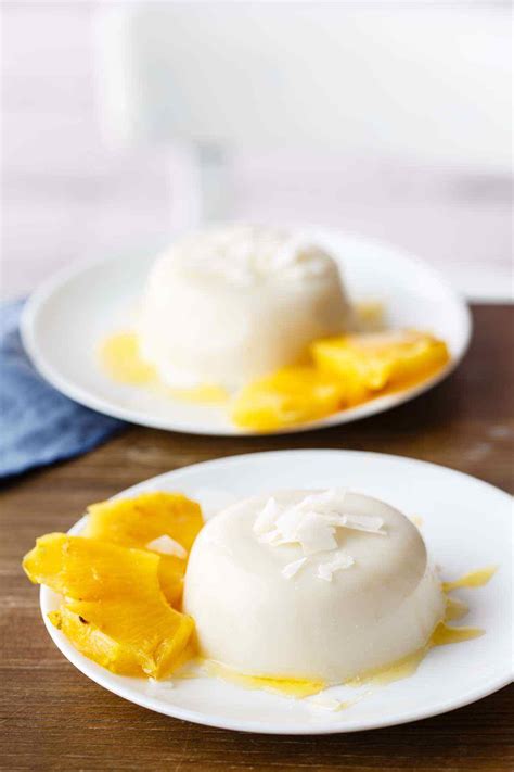 Pineapple Coconut Panna Cotta Dairy Free Treat Paleo Grubs