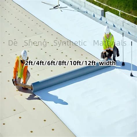 Puncture Resistance Green Roof Pvc Waterproof Membrane Tpo Waterproof