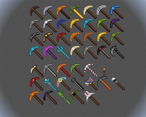 Pickcrafter Pickaxes Minecraft Map