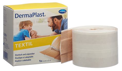 DERMAPLAST Textil Schnellverband 6cmx5m Rolle Santé Sälipark